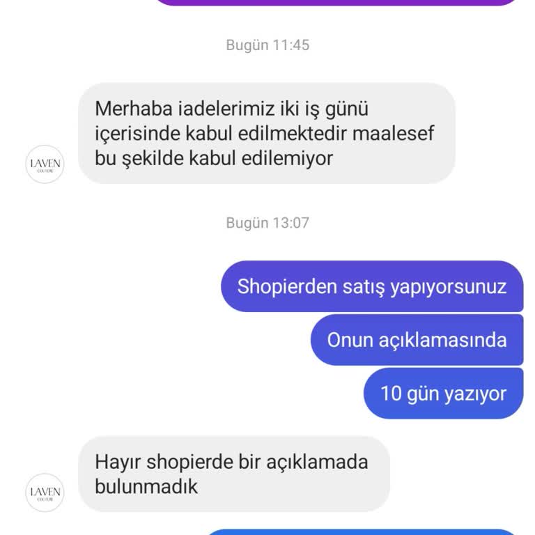 İki Günlük İade Süresi Şoku