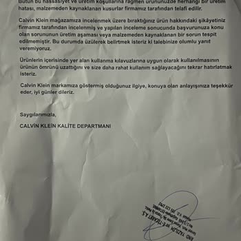 Calvin Klein Çantası: Deformasyon Ve İlgisizlik Şikayeti