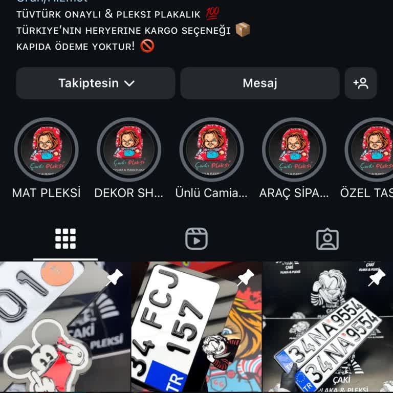 Çakı Pleksi & App Plaka Siparişim Teslim Edilmedi!