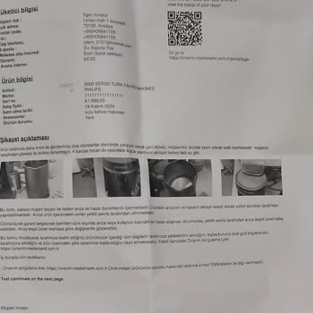 Philips Kahve Makinesi Hayal Kırıklığı Ve İade Sorunu