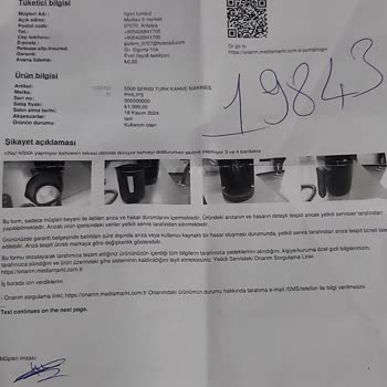 Philips Kahve Makinesi Hayal Kırıklığı Ve İade Sorunu