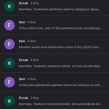 Hesabımda Kısıtlama Ve Acil Durumda Yetersiz Destek