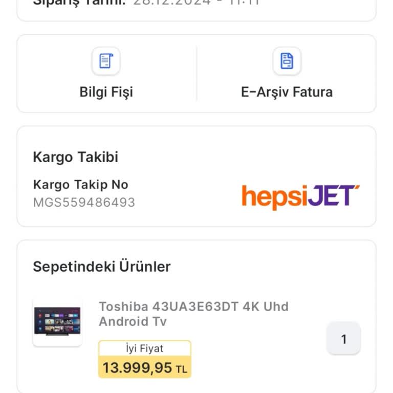 Migros'tan Alınan TV İçin Fatura Sorunu Ve Müşteri Hizmetleri Çıkmazı