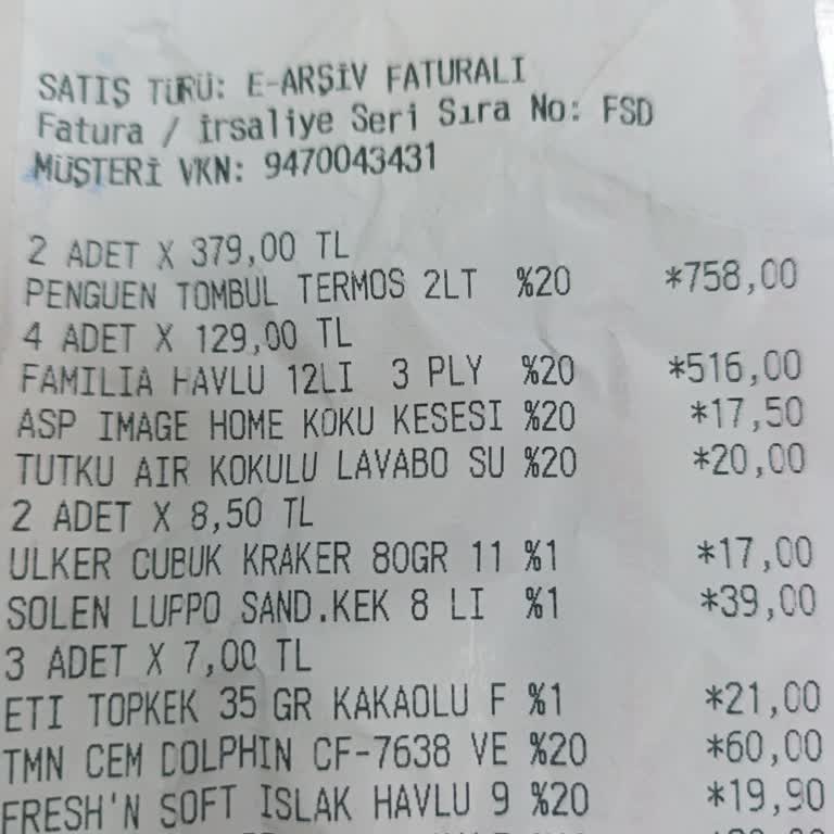 Bereketli Bilgin Market'te Fiyat Ve Hizmet Sorunları