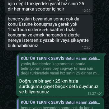 Garanti Kapsamında Sorun Yaşayan Segway Scooter