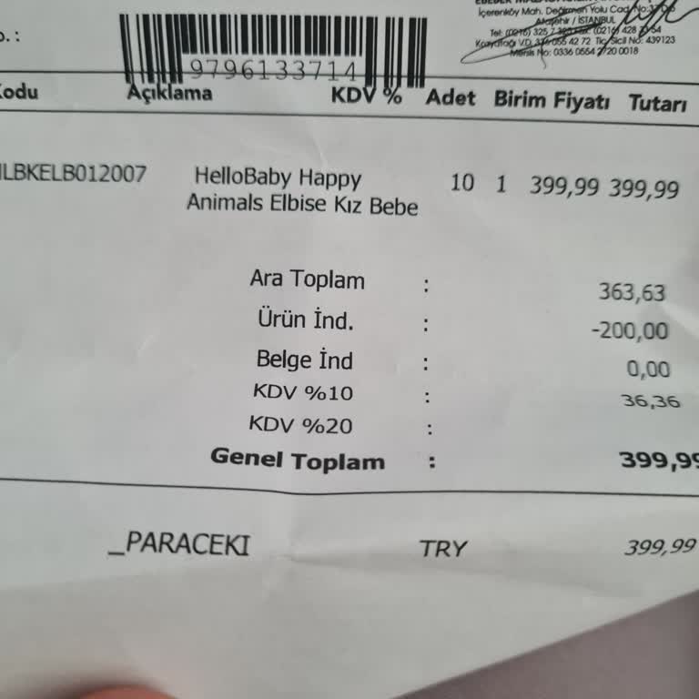 Yanlış İade Tutarı Ve Yetersiz Müşteri Hizmetleri
