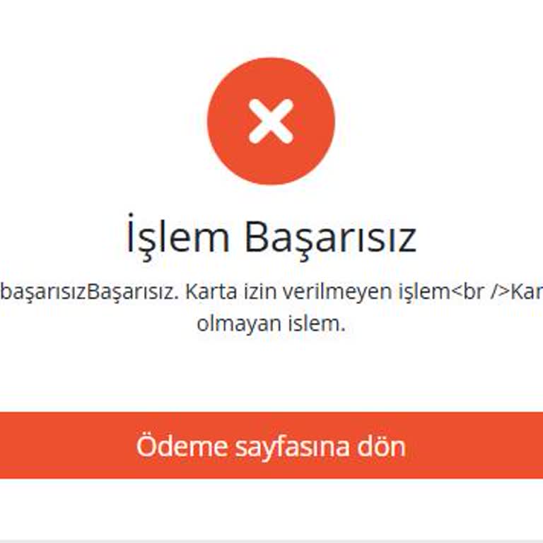 Vodafone Pay Kartı İle Bynogame Üzerinde İşlem Sorunu