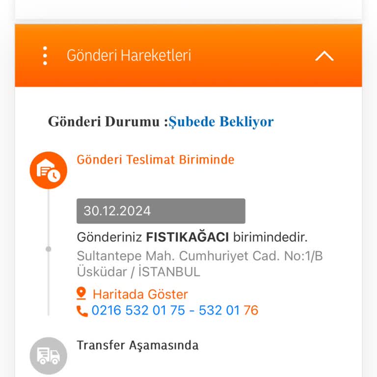Kargom İstanbul'da Mahsur Kaldı Teslimat Bekliyorum