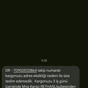 Adres Hatası Yüzünden Teslim Edilemeyen Kitap Siparişim