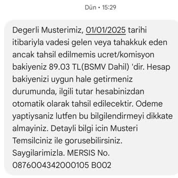 Kapatılan Hesapta Beklenmedik Borç Şoku