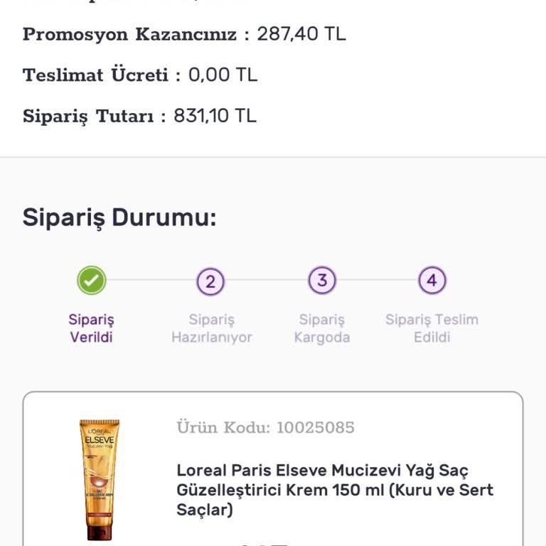 Siparişin Gecikmesi Ve İletişim Eksikliği