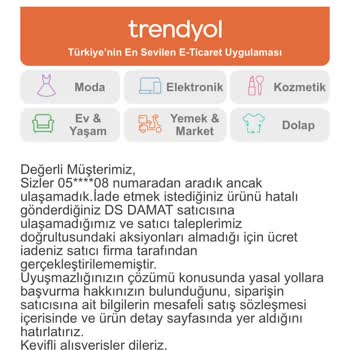 Trendyol İade Sürecinde Karışıklık Ve İletişim Sorunları