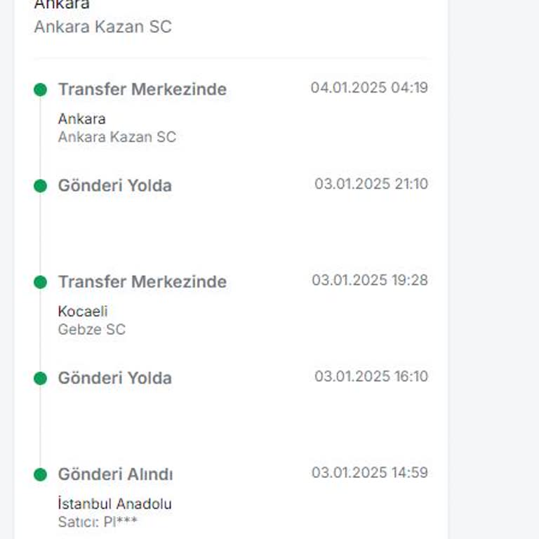 Trendyol Express Teslimatında Uzun Bekleme Süresi