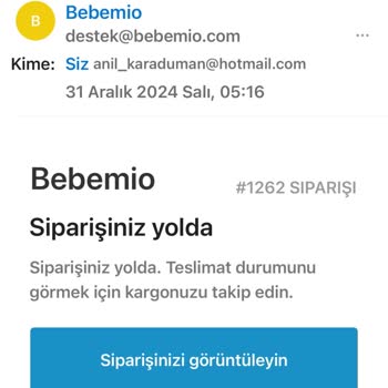 Bebemio.tr Siparişim Kayboldu İletişim Yok