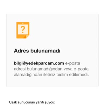 Yedekparcam.com'dan Sipariş Verdiğim Ürünler Teslim Edilmiyor!
