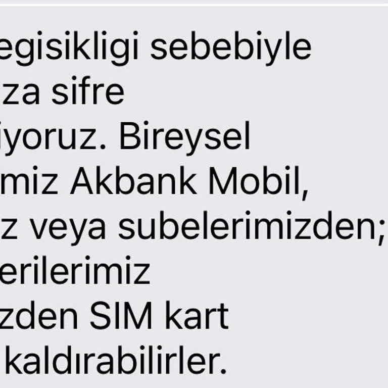 Akbank'ta 1 Yıldır Çözülemeyen Sim Kart Blokesi Sorunu