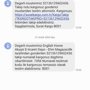 Teslim Edilmeyen Kargo Ve Çözümsüzlük