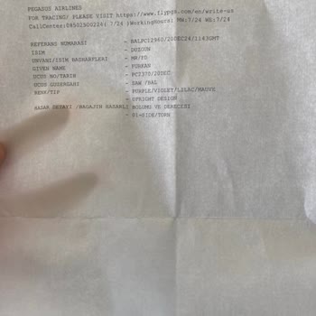 Valiz Hasarı Ve İade Sorunu