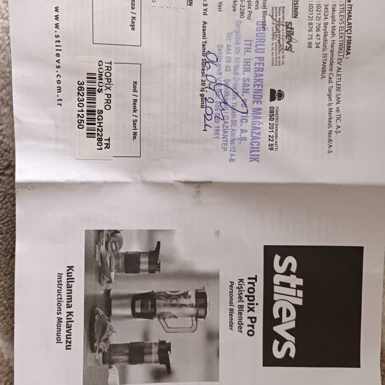 Sürekli Arızalanan Blender Ve Yetersiz Servis Hizmeti