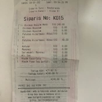 Burger King'te Yanlış Ücretlendirme Sorunu