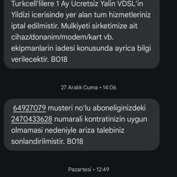 Sürekli Kesinti Ve Yanıltıcı Modem İadesi Süreci