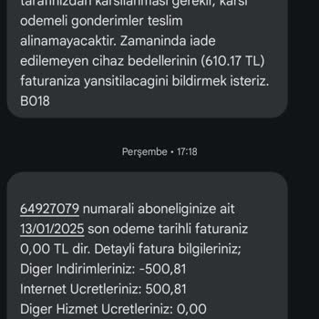 Sürekli Kesinti Ve Yanıltıcı Modem İadesi Süreci