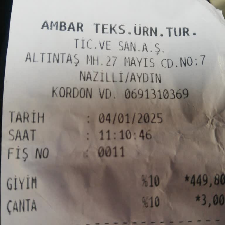 Ambar Tekstil Saygısız Çalışan