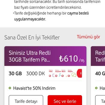 Vodafone Red Tarifesinde Ani Fiyat Artışı Şoku