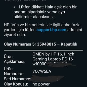 HP Omen Bilgisayar Açılmıyor: Tuşlara Tepki Yok