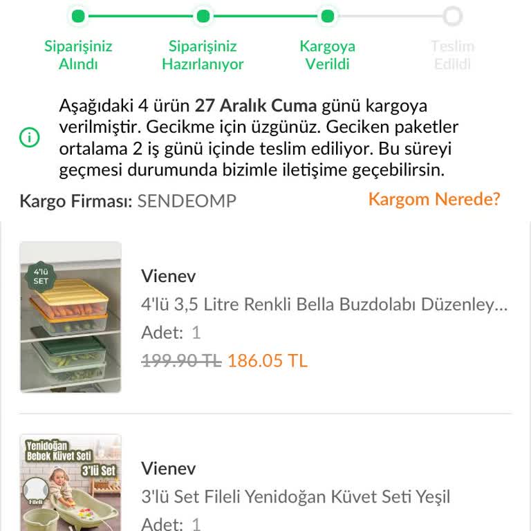 Sendeo Kargo Teslimat Sorunu: Ürün Hala Ulaşmadı