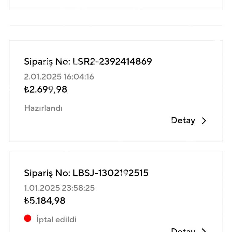 İptal Edilen Siparişin Taksit Tutarı Düşmüyor