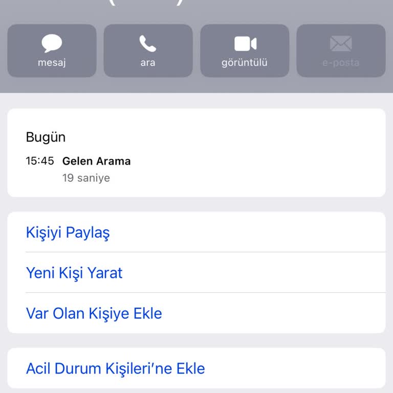 03125242965 Numarasından Arandım