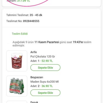 Trendyol Hızlı Market'in İptal Edilen Sipariş Ücreti İadesi Sorunu