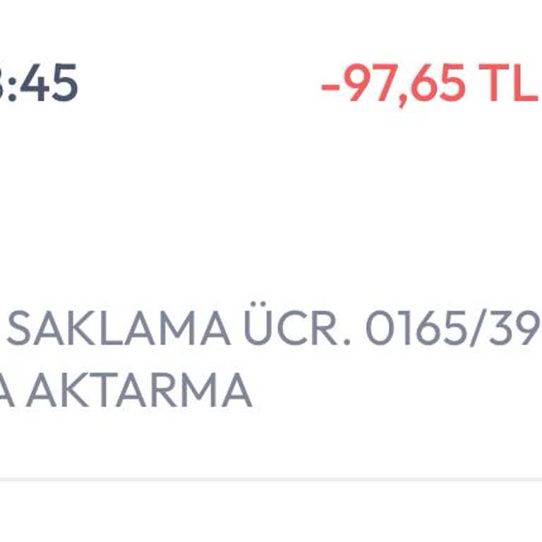 Haksız Saklama Ücreti İadesi Talebi