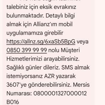 Sağlık Harcaması Talebinde Sürekli Ret