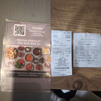 Güncellenmeyen Menü Fiyatları Ve Eksik Kahvaltı İçeriği