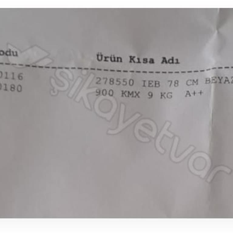 Arçelik Teslimatında Yine Hayal Kırıklığı