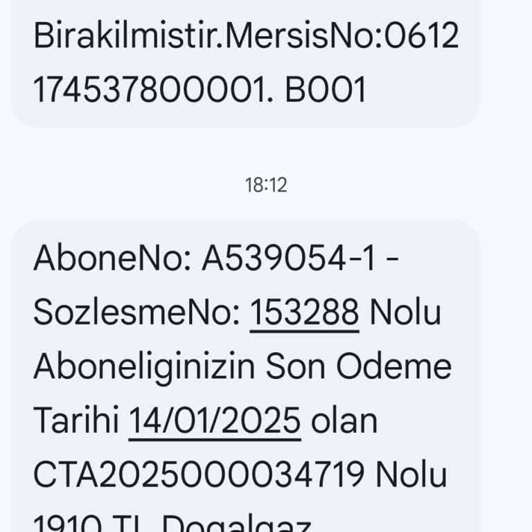 Yüksek Fatura Şaşkınlığı