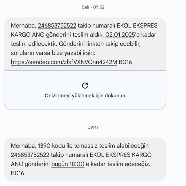 Kargo Firmasının İletişim Sorunları Ve Geciken Teslimat