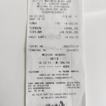 Beklenmedik Ekstra Ürünler Ve Yüksek Hesap Şoku