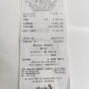 Beklenmedik Ekstra Ürünler Ve Yüksek Hesap Şoku