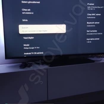 Philips TV 55PUS8808 Kablosuz İnternet Ve Bluetooth Sorunu