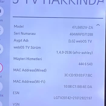 LG TV'de Bein Maç Yayını Sorunu