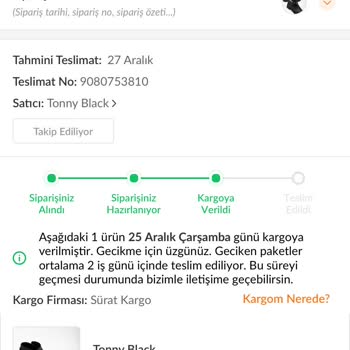Trendyol Ve Sürat Kargo İle Yaşadığım Mağduriyetler!