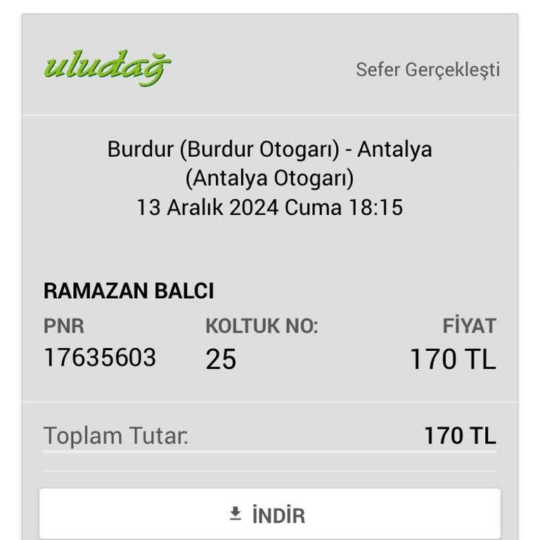 Otobüs Gecikmesi Ve İptal Sorunu