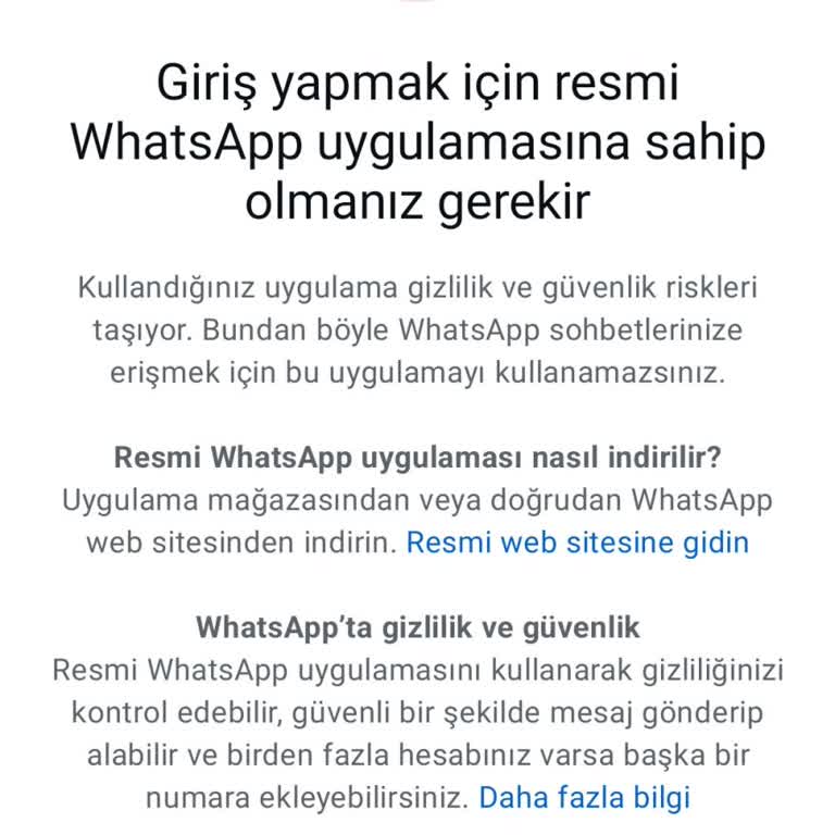 WhatsApp Doğrulama Kodu Sorunu