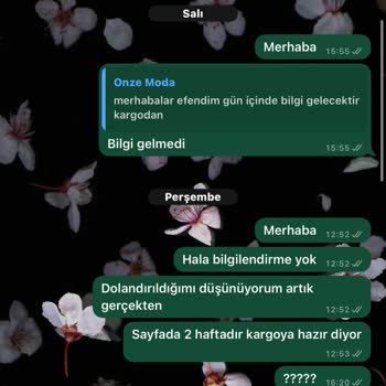 Kargo Takip Sorunu Ve Yanıltıcı Bilgilendirme