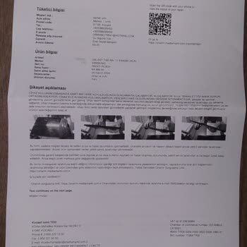 Samsung Galaxy TAB A9+ Tabletin Algılamama Sorunu Ve Servis Süreci