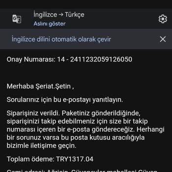 İki Aydır Teslim Edilmeyen Ürünler Ve İletişim Sorunu