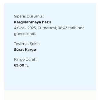 Söz Verilen Kargo Süresi Tutulmuyor!